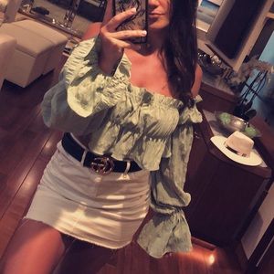 long sleeve crop top